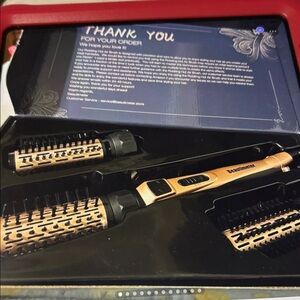 Gold Hair Styling Brush Set